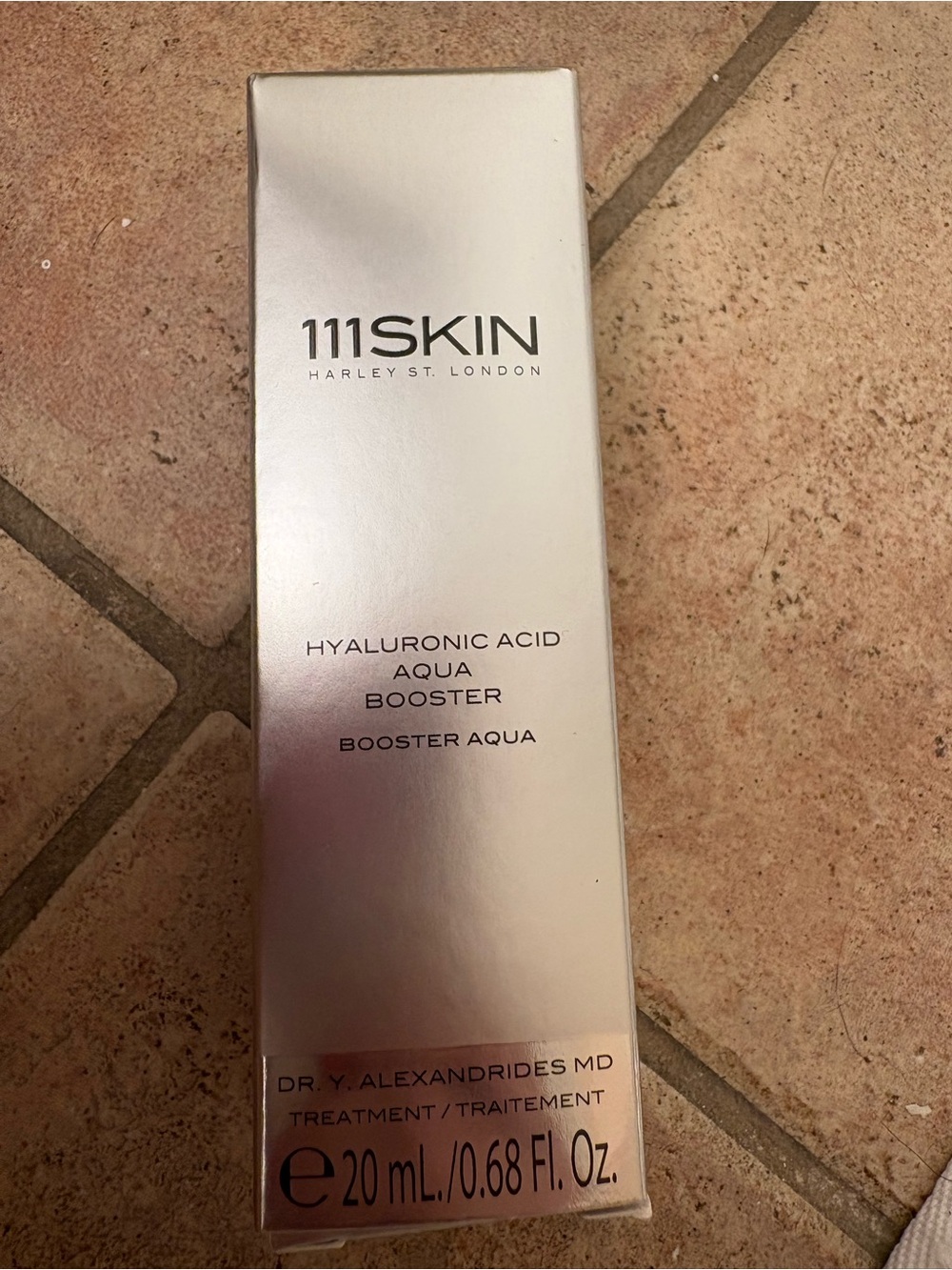 111SKIN Hyaluronic Acid Aqua Booster - Metallic Silver Packaging